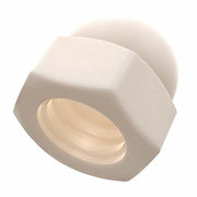 Dome Hex Nut Natural Nylon - AIMS Industrial Supplies