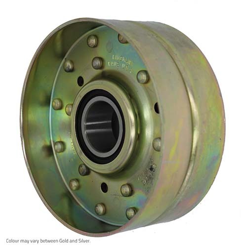 Don Dye Flat Non Flanged Idler Pulley 5" OD x 30mm ID x 3" Wide Double Row