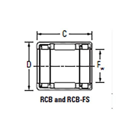 Drawn Cup Needle Roller Bearing - Roller Clutch (RCB) - AIMS Industrial Supplies