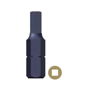 Drillx Insert Square Standard Bit 1/4" S2 Alloy Steel - AIMS Industrial Supplies