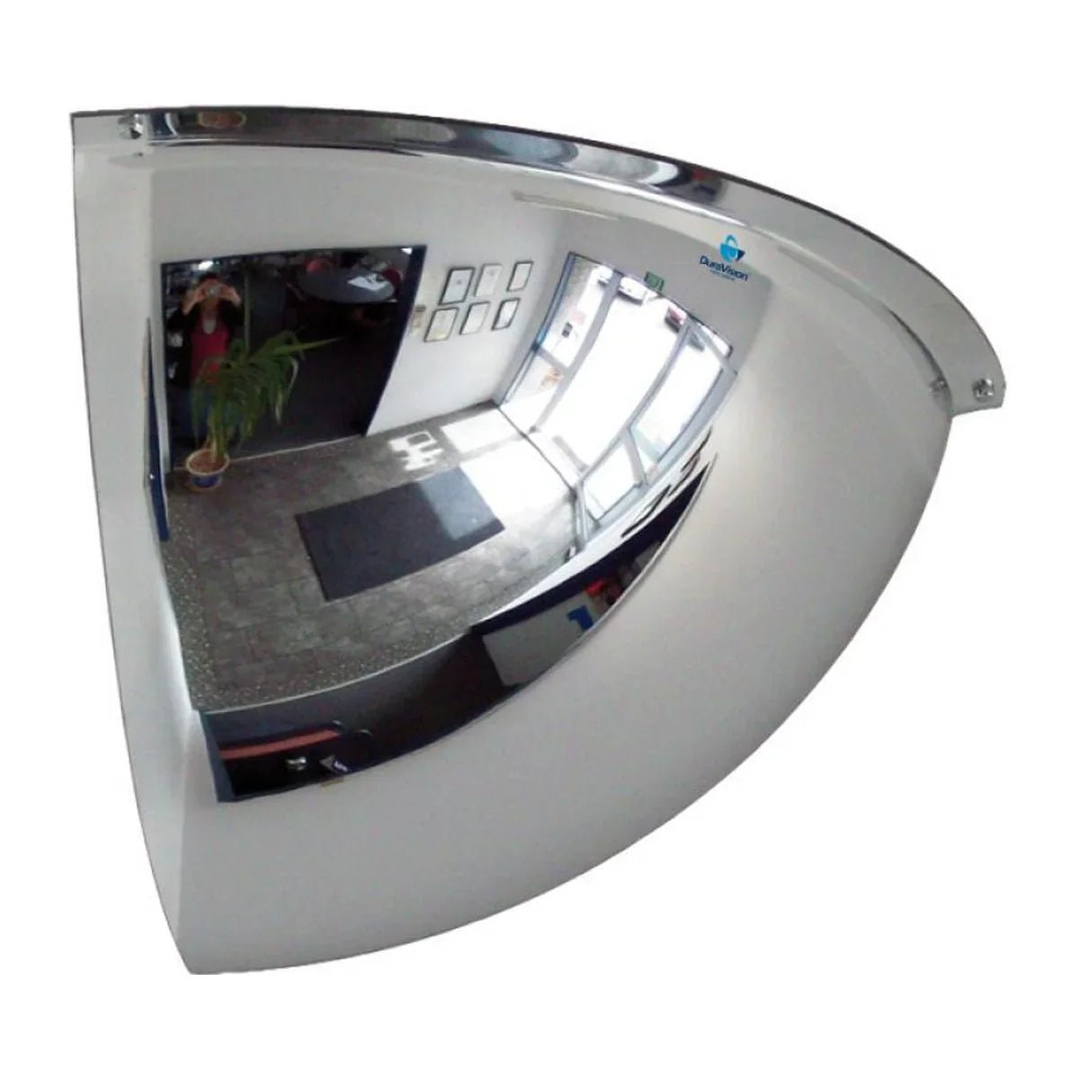 DuraVision Acrylic Quarter Dome Corner Mirror - AIMS Industrial Supplies