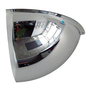 DuraVision Acrylic Quarter Dome Corner Mirror - AIMS Industrial Supplies
