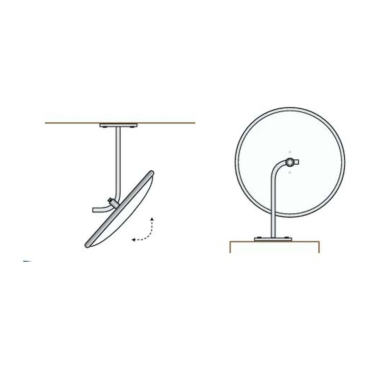 DuraVision General Purpose Indoor Convex Safety Mirror - AIMS Industrial Supplies