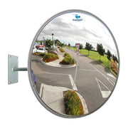 DuraVision Heavy Duty Outdoor Stainless Steel Convex Mirror - AIMS Industrial Supplies