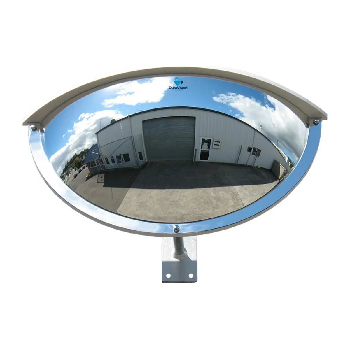DuraVision Outdoor Two-Way Half Dome Mirror - AIMS Industrial Supplies