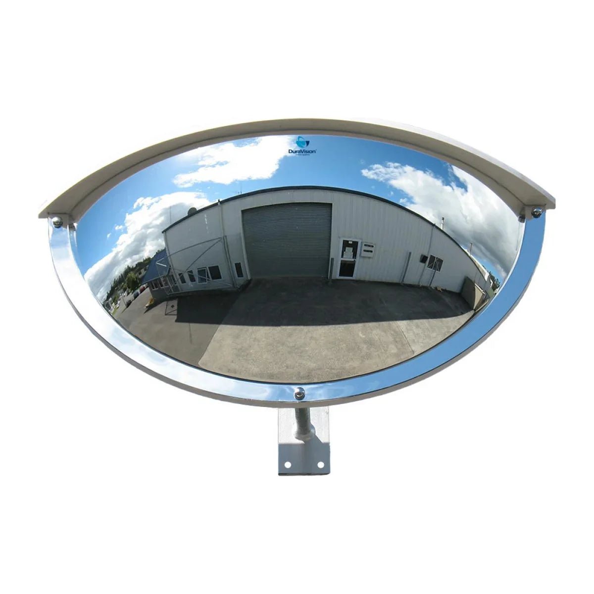 DuraVision Outdoor Two-Way Half Dome Mirror - AIMS Industrial Supplies