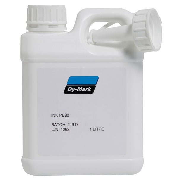 Dy-Mark Ballmarker Ink PB80 White 1L - AIMS Industrial Supplies