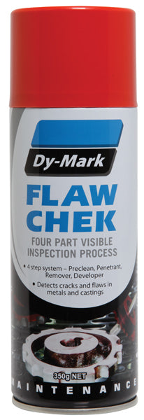 Dy-Mark Flawcheck Step 2 Penetrant Aerosol 350g - Crack Detection System