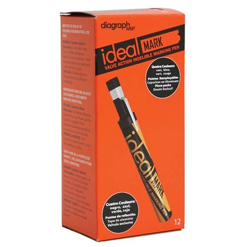 Dy-Mark Ideal Marker Black 12-Pack2