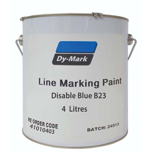 Dy-Mark Line Marking Paint Solvent-Based Disable Blue B23 4L