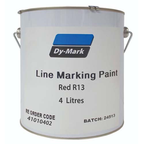 Dy-Mark Line Marking Paint Solvent-Based Red R13 4L