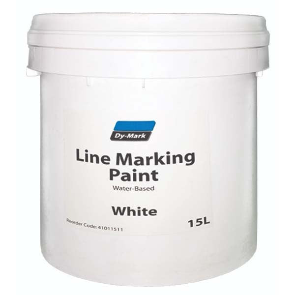 Dy-Mark Line Marking Paint Water Based White 15L