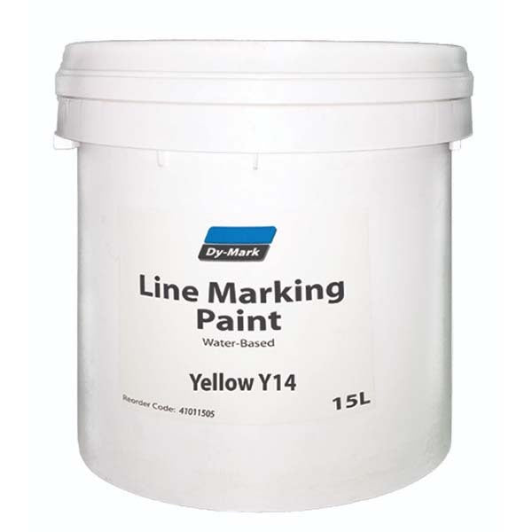 Dy-Mark Line Marking Paint Water Based Yellow Y14 15L