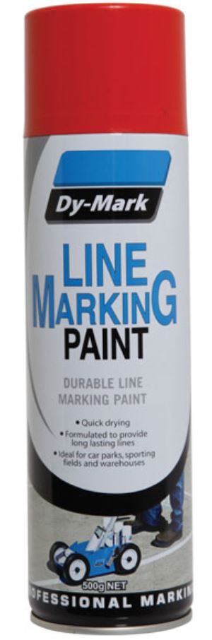 Dy-Mark Line Marking Red Aerosol 500g