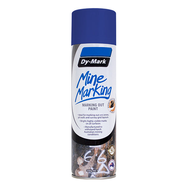 Dy-Mark Mine Marking Horizontal Spray Blue 350g