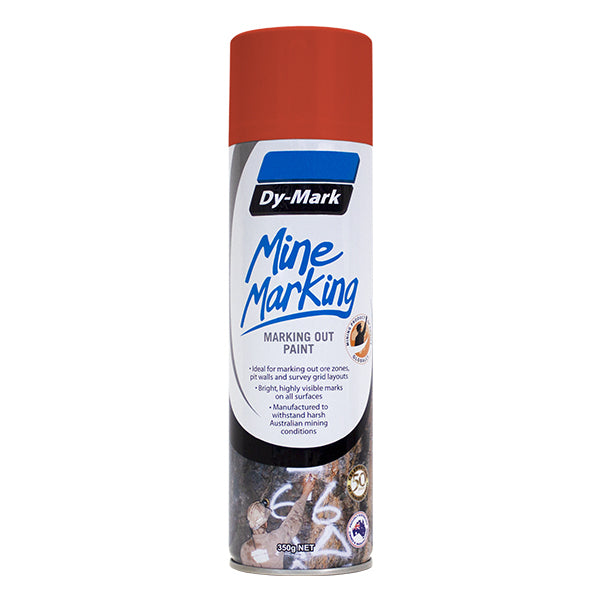 Dy-Mark Mine Marking Horizontal Spray Orange 350g - Pack of 12