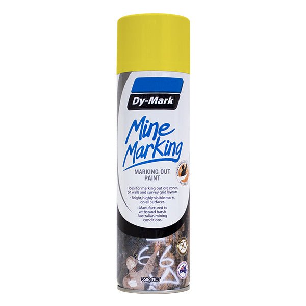Dy-Mark Mine Marking Horizontal Spray Yellow 350g