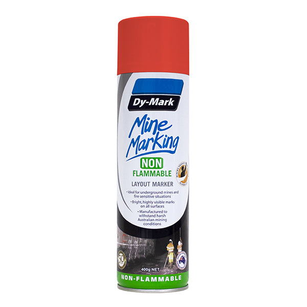 Dy-Mark Mine Marking Non-Flammable Horizontal Fluro Orange 400g