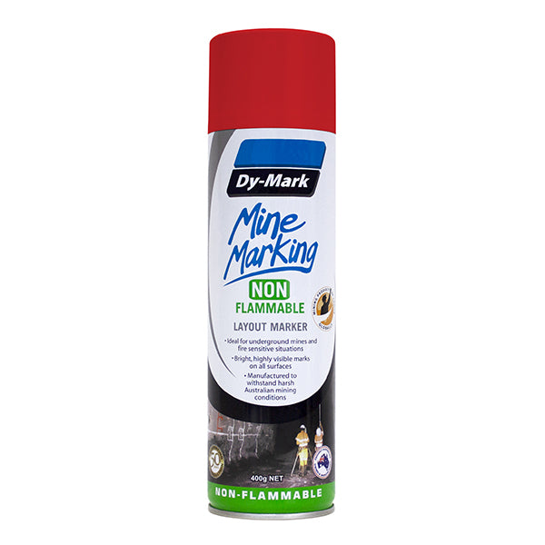 Dy-Mark Mine Marking Non-Flammable Horizontal Red 400g