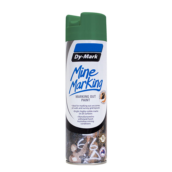 Dy-Mark Mine Marking Vertical (Upright/Inverted Spray) Green 350g