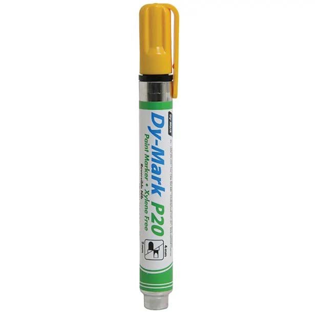 Dy-Mark P20 Paint Marker Reversible Bullet/Chisel Tip - AIMS Industrial Supplies