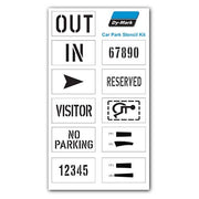 Dy-Mark Poly Car Park Stencil Kit1