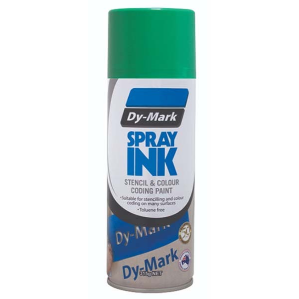 Dy-Mark Spray Ink Green 315g (Stencil & Colour Coding Paint)