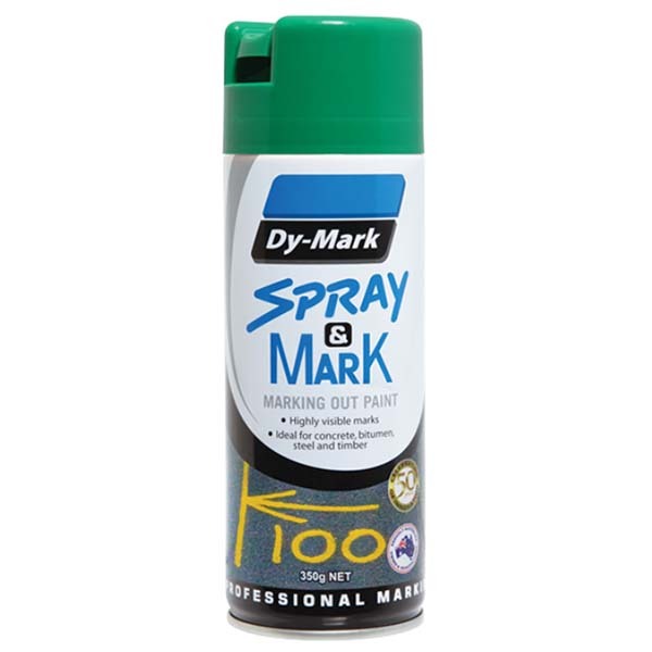 Dy-Mark Spray & Mark Green 350g (Marking Out Paint)