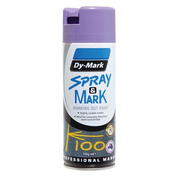 Dy-Mark Spray & Mark Violet 350g (Marking Out Paint)