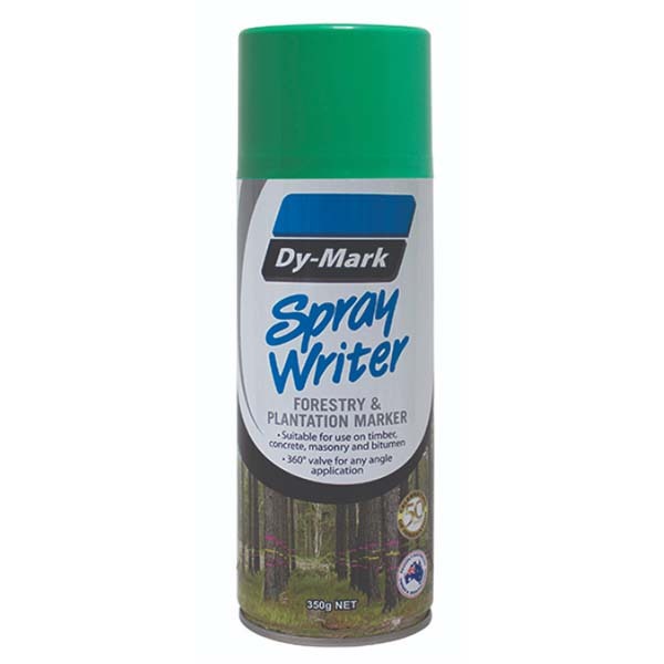 Dy-Mark Spray Writer Green 350g (Forestry & Plantation Marking Paint)