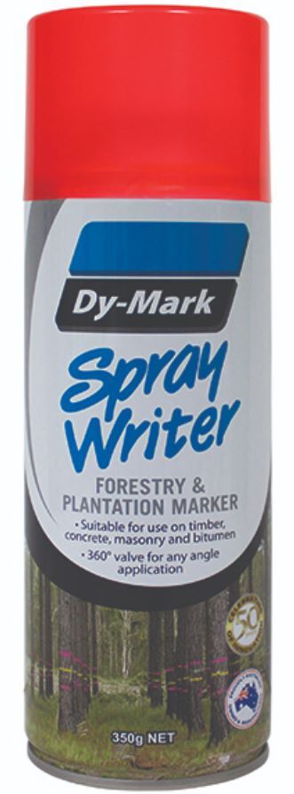 Dy-Mark Spray Writer Red 350g (Forestry & Plantation Marking Paint)