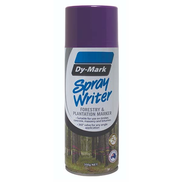 Dy-Mark Spray Writer Violet 350g (Forestry & Plantation Marking Paint)