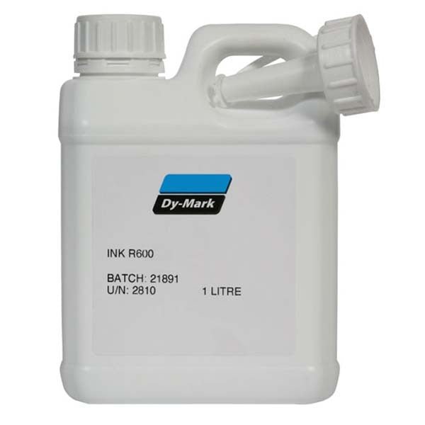 Dy-Mark Stencil Roller Ink R600 Black 1L - AIMS Industrial Supplies
