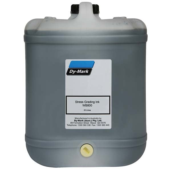 Dy-Mark Stress Grade Ink WB800 Black 20L