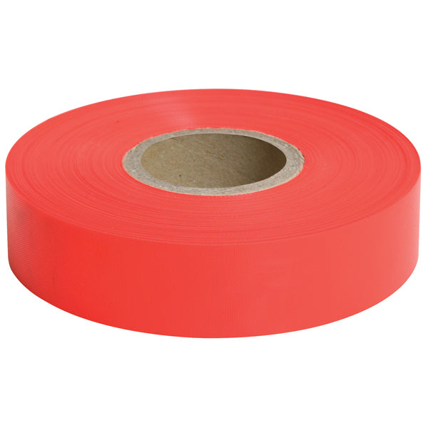 Dy-Mark Survey/Flagging Tape 25mm x 100m Glo Orange Roll - Box of 10
