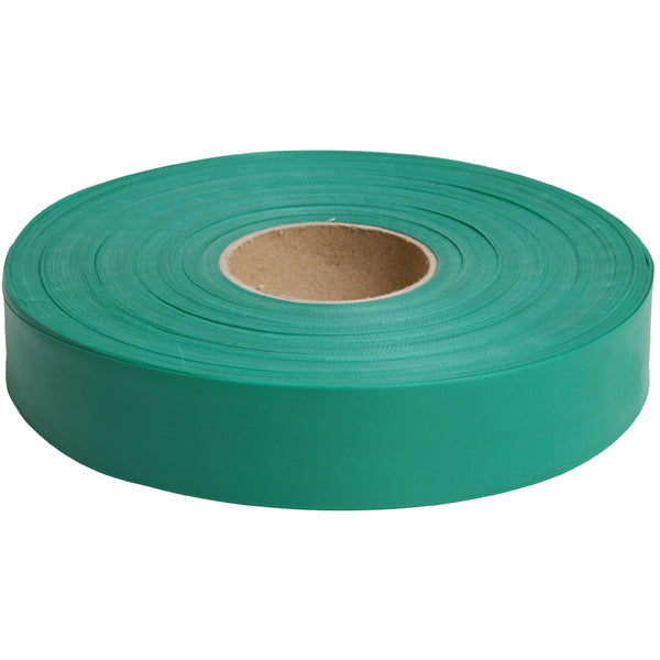 Dy-Mark Survey/Flagging Tape 25mm x 100m Green Roll - Box of 10