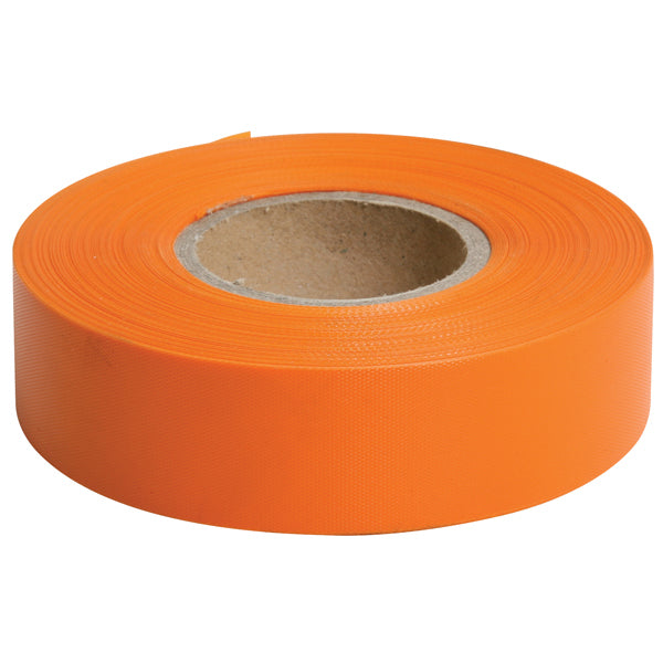 Dy-Mark Survey/Flagging Tape 25mm x 100m Orange Roll - Box of 10