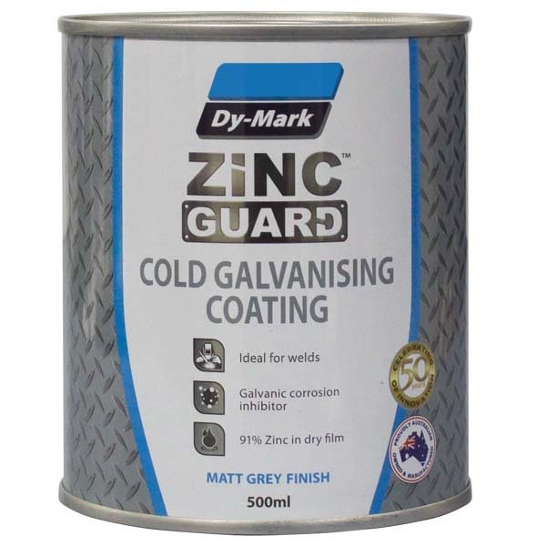 Dy-Mark Zinc Guard Cold Galvanising Coating Brush On - AIMS Industrial Supplies