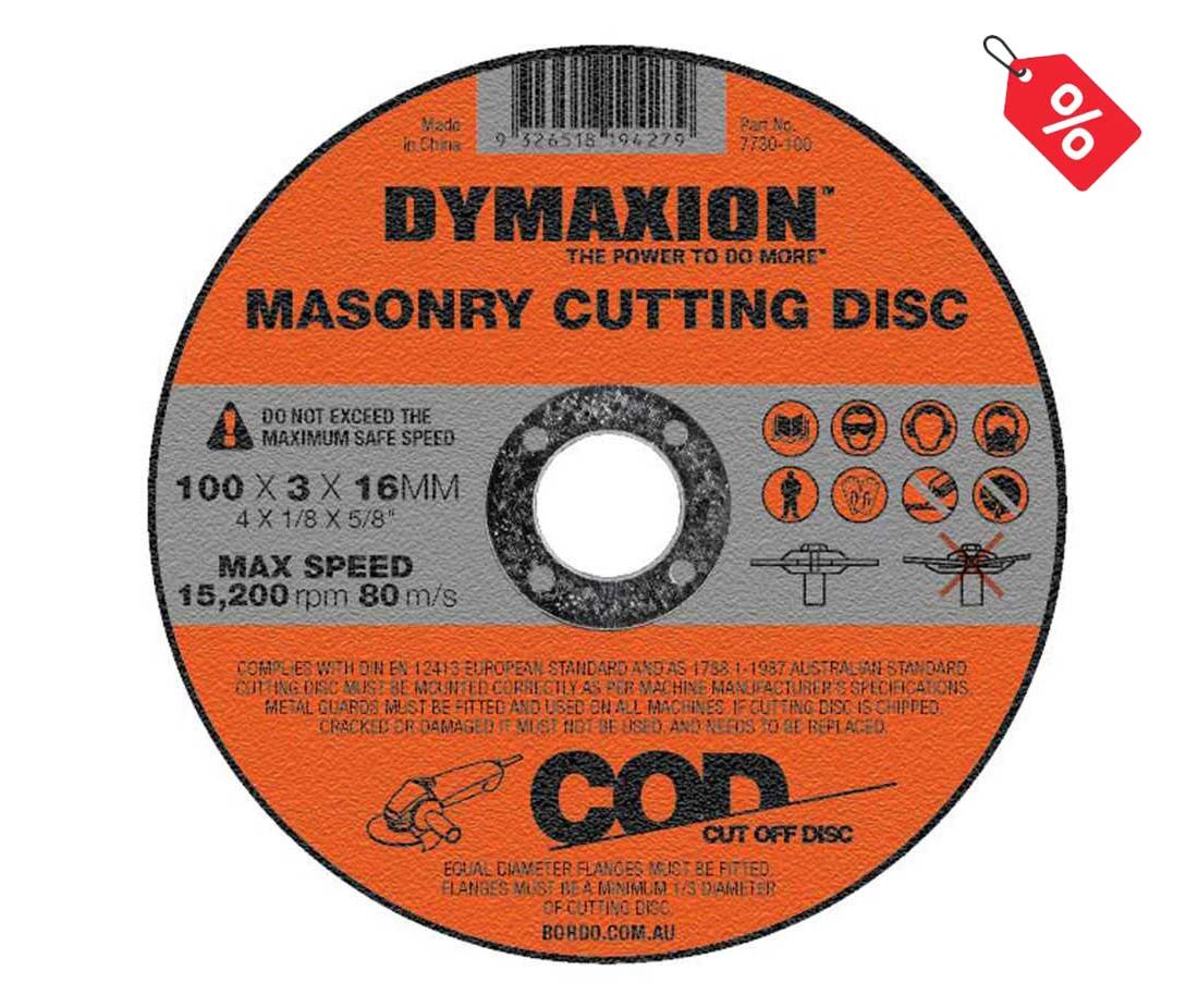 Dymaxion Masonry Cutting Disc - AIMS Industrial Supplies
