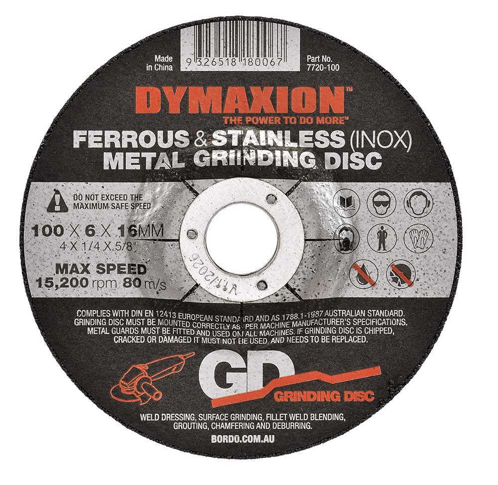 Dymaxion Metal Grinding Disc - AIMS Industrial Supplies