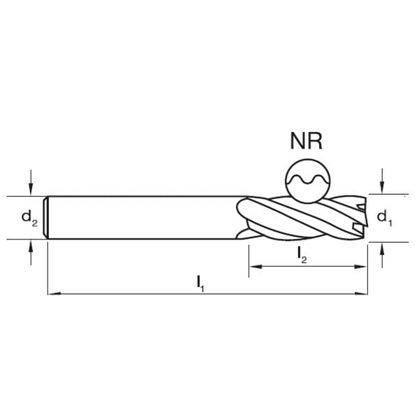 E548 Endmill Sutton - AIMS Industrial Supplies