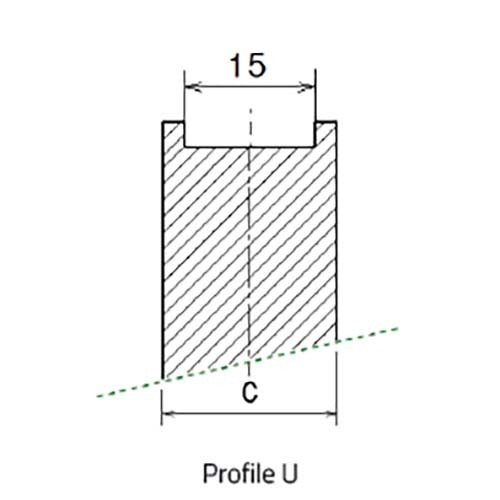 Easy Ten Type S Heavy Chain Tensioner Profile U 3/8" Pitch BS Simplex4