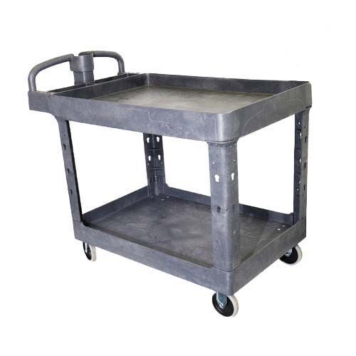 Easyroll 2 Tier Platform Trolley Large 250kg Load Capacity - T2T250PL - AIMS Industrial Supplies