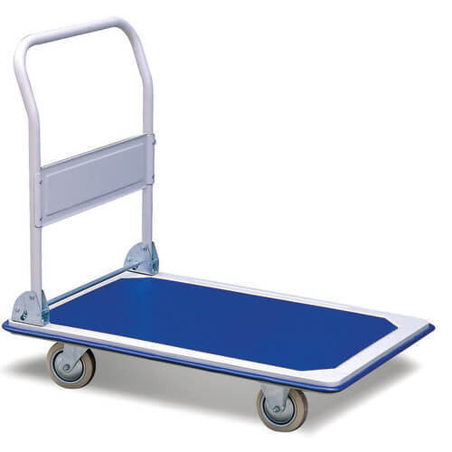 EasyRoll 250 kg Platform Trolley with Folding Handle - AIMS Industrial Supplies