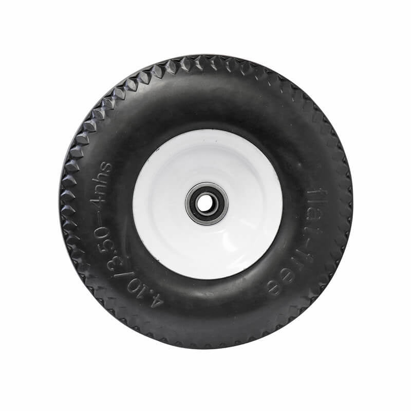 EasyRoll 3.50 x 4" Flat Free Wheel (Offset) Steel 5/8" Precision Bearing2