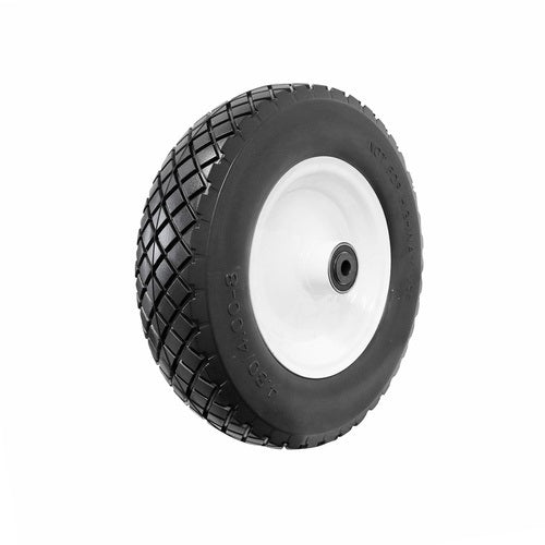 EasyRoll 4 x 8"Flat Free Wheel - Steel Centre 5/8" Precision Bearing