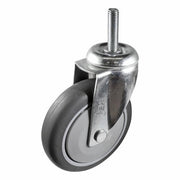 Easyroll Grey Rubber Swivel Bolt Hole Castors G6 Series