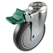 EasyRoll Grey Urethane Swivel Bolt Hole Castor G6 Series - AIMS Industrial Supplies