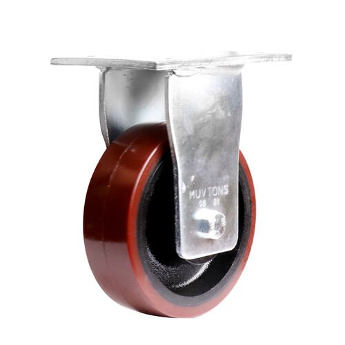 Easyroll X2 Series - Fixed Plate Mount Castor - AIMS Industrial Supplies