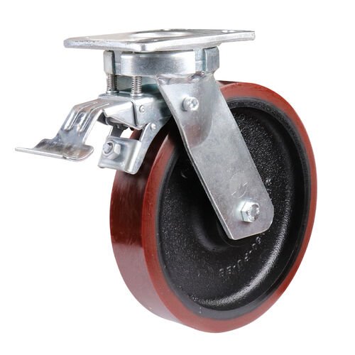 Easyroll X2 Series - Swivel Brake Plate Mount Castor - AIMS Industrial Supplies